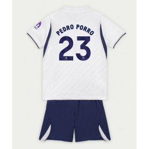 Tottenham Hotspur Pedro Porro #23 Replika Hemmatröja Barn 2026-27 Kortärmad (+ Korta byxor)